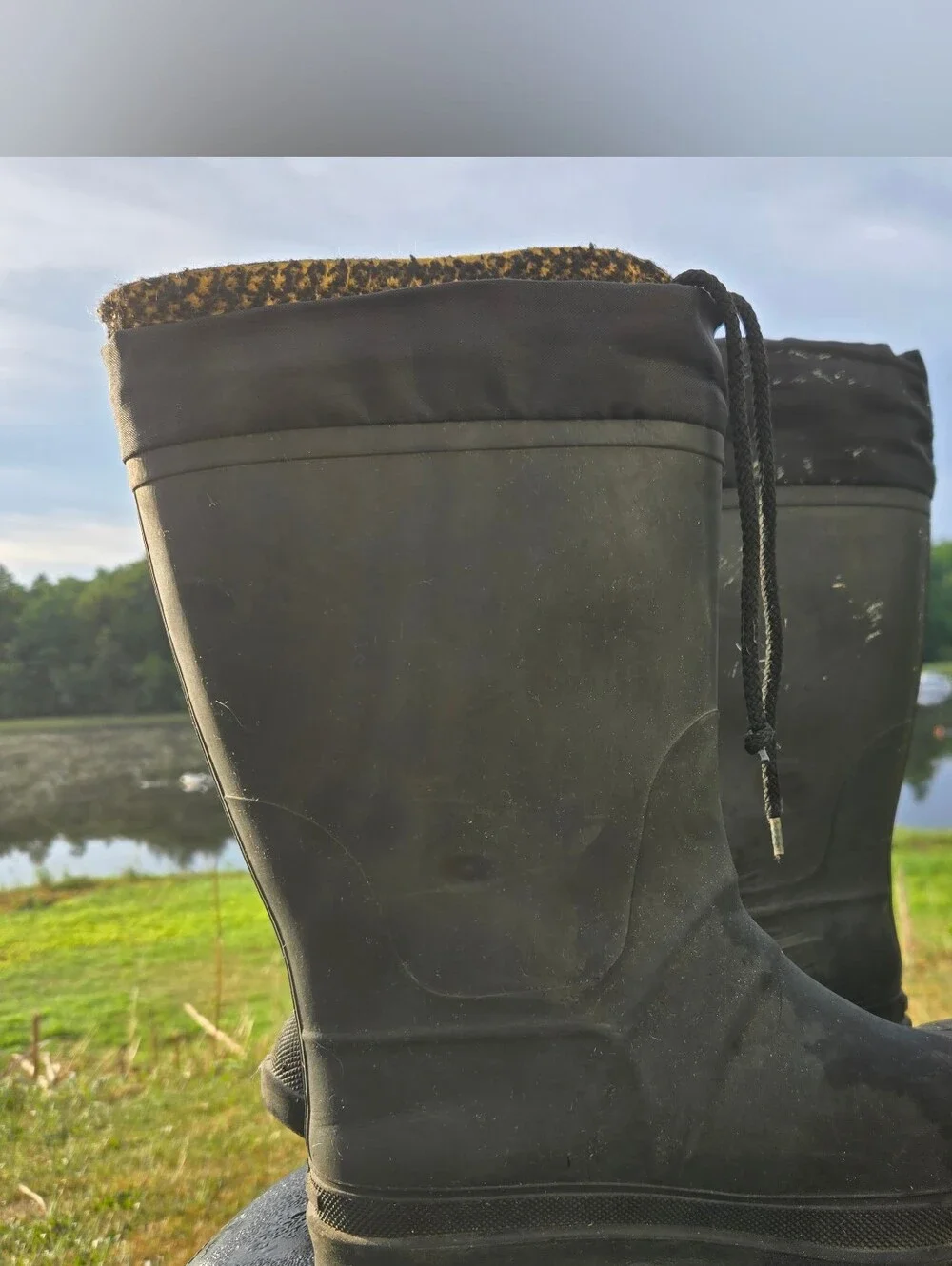 Kamik Men’s Black Waterproof Rain & Snow Boots